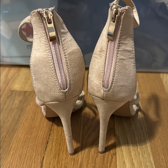 Liliana Beige Strappy Heels - Picture 3 of 4
